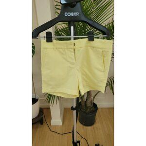 J CREW - Powdered Yellow Shorts, Size 0 - New with tags